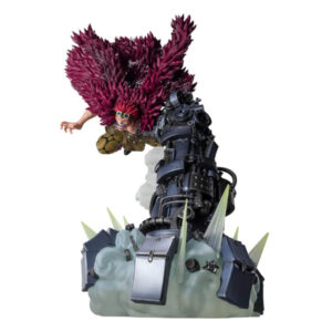 One Piece Figuartszero Pvc Statua Extra Battle Eustass Kid Battle Of Monsters On Onigashima 35 Cm Bandai Tamashii Nations