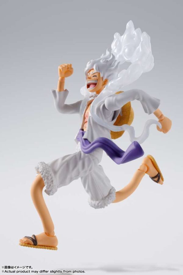 One Piece Monkey D. Luffy Gear 5 Shf Bandai Tamashii Nations - immagine 2