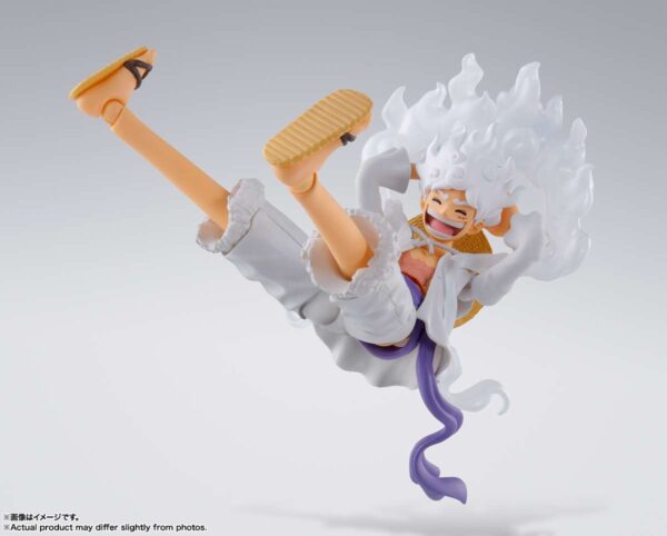One Piece Monkey D. Luffy Gear 5 Shf Bandai Tamashii Nations - immagine 5