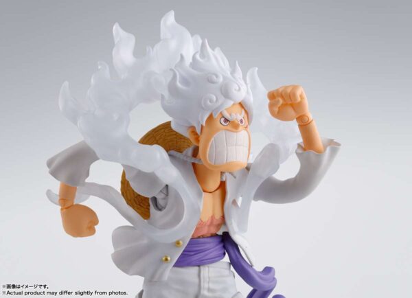 One Piece Monkey D. Luffy Gear 5 Shf Bandai Tamashii Nations - immagine 7