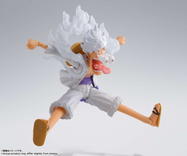 One Piece Monkey D. Luffy Gear 5 Shf Bandai Tamashii Nations - immagine 8