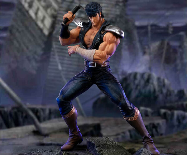 Hokuto No Ken Kenshiro Super Figure Collection 1/10 Abystyle Pvc Statue - immagine 3
